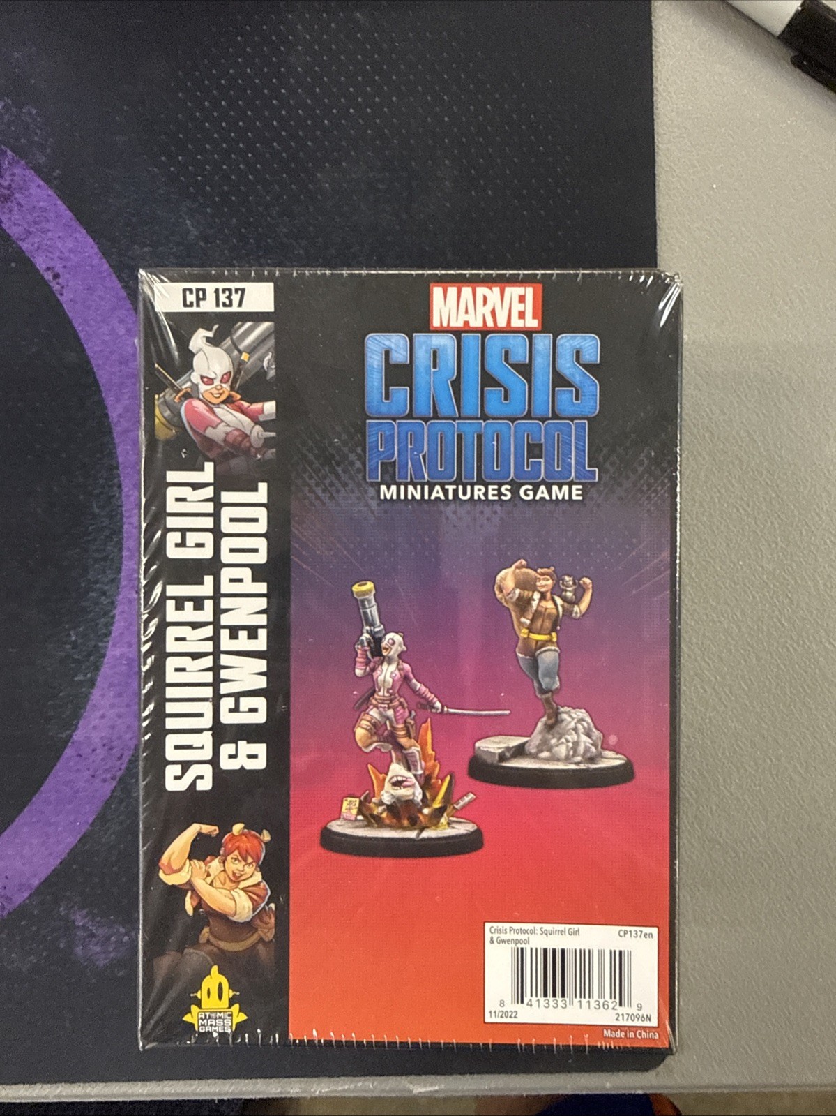 Marvel Crisis Protocol Squirrel Girl and Gwenpool NEW in BOX Expansion Deadpool