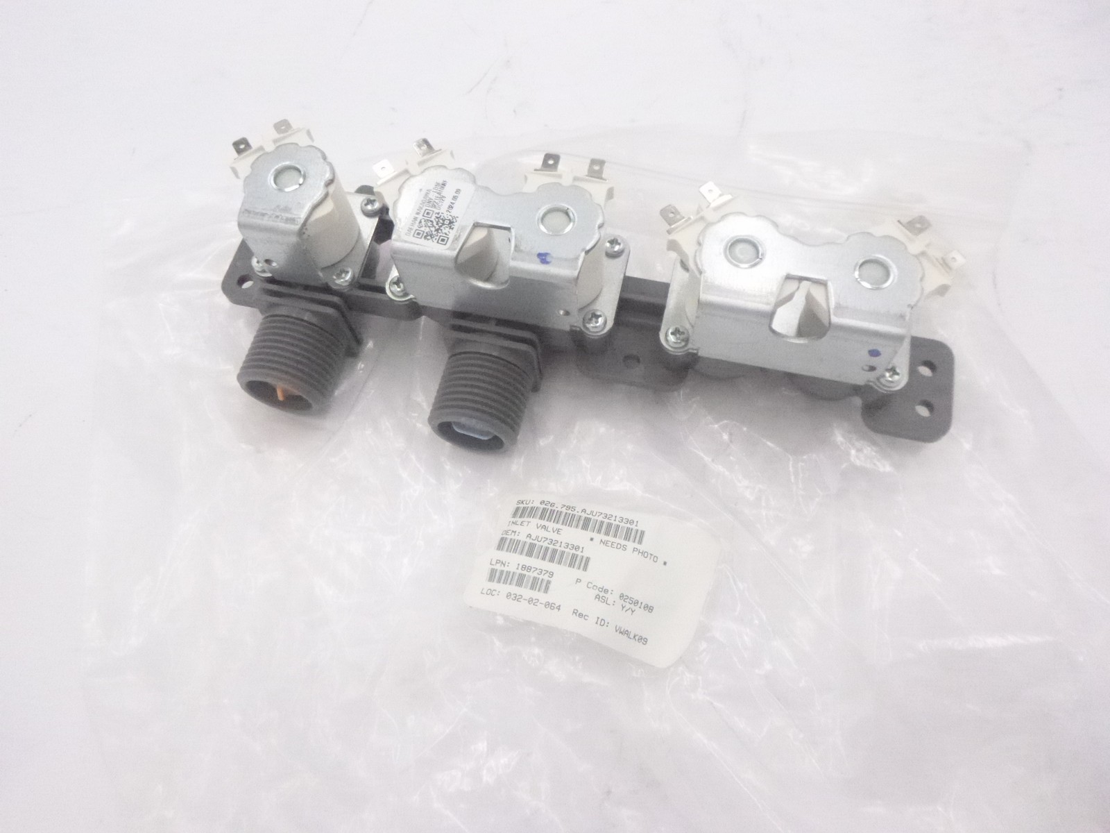 Genuine OEM LG Top Load Washer Water Inlet Valve Replacement AJU73213301