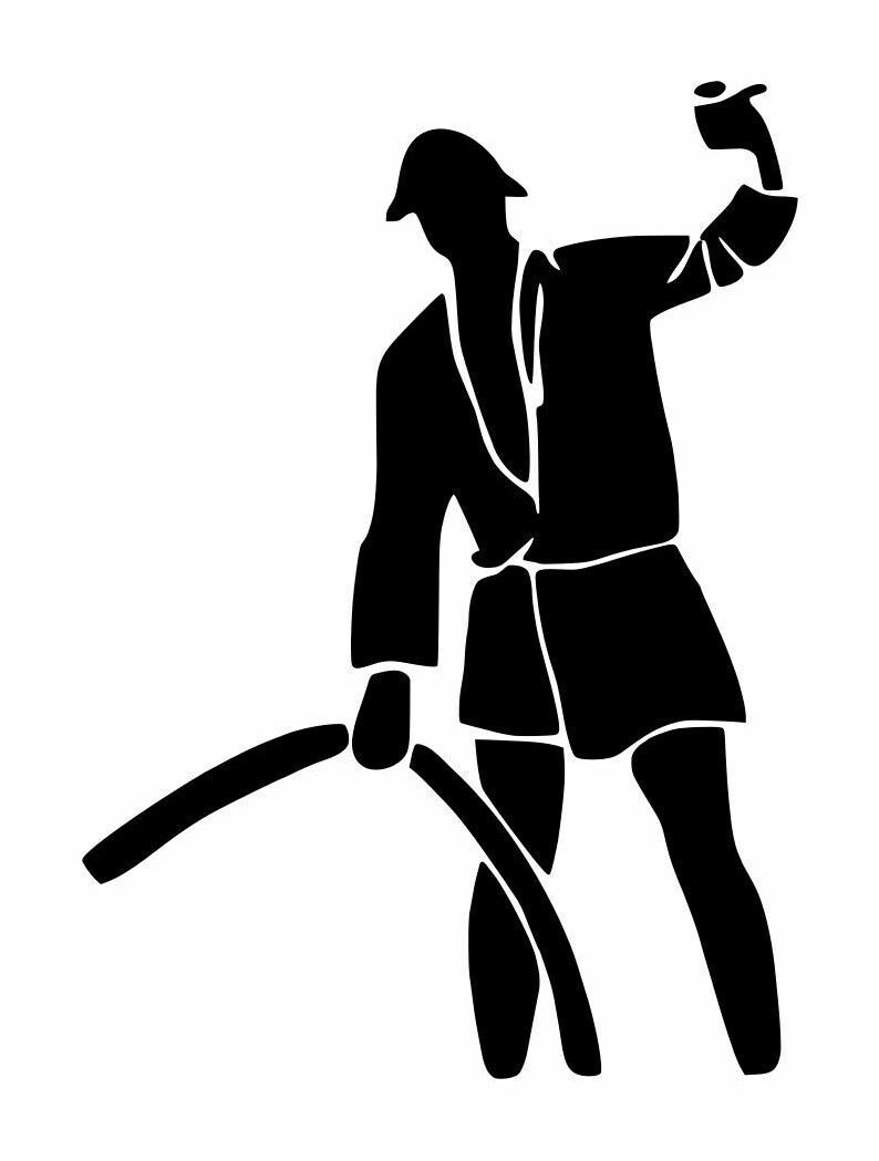 Cousin Eddie Decal #1 4.5"x6" Choose Color