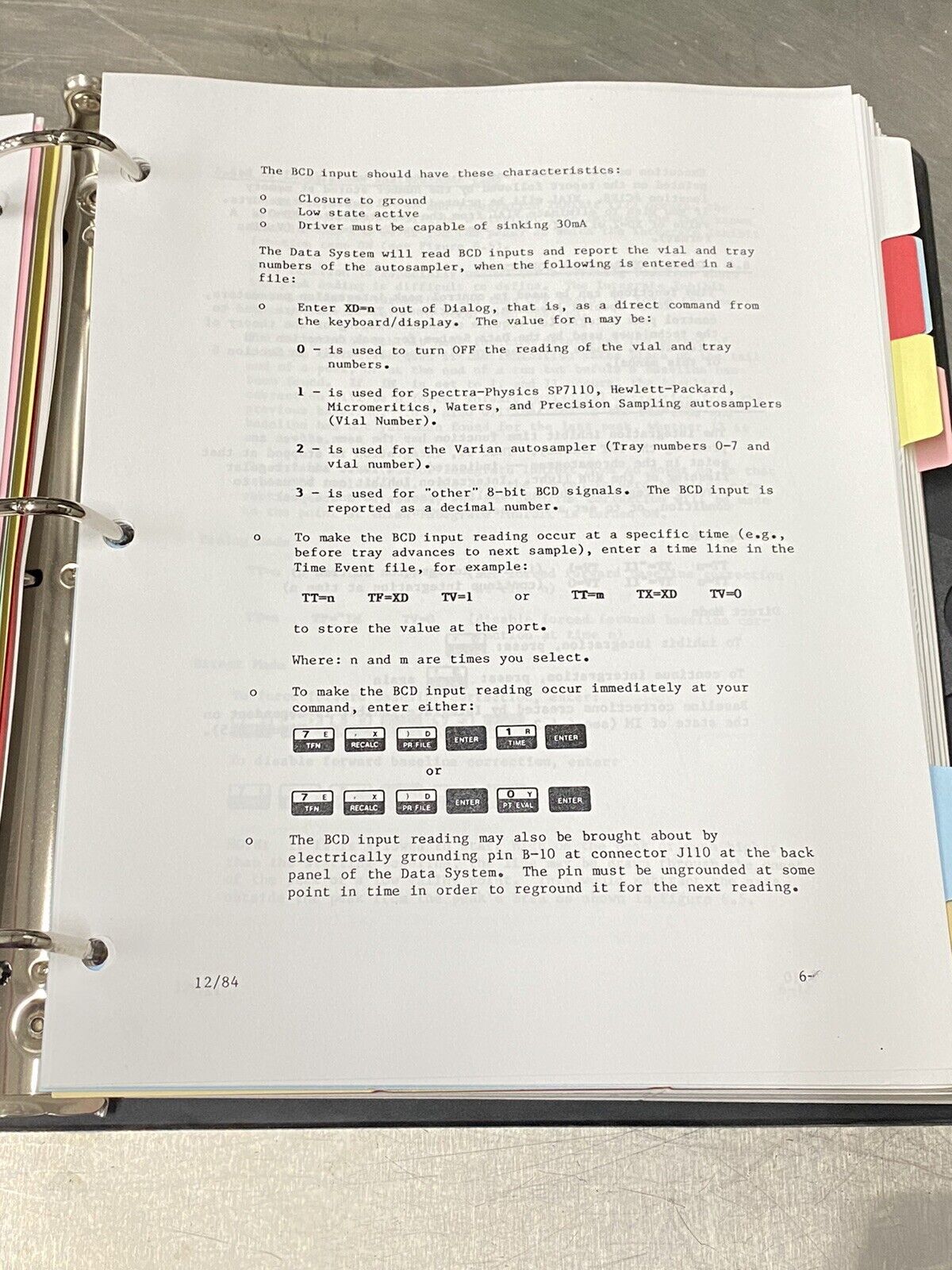 Spectra-Physics SP 4290 Computing Integrator - Users Guide / Instruction Manual