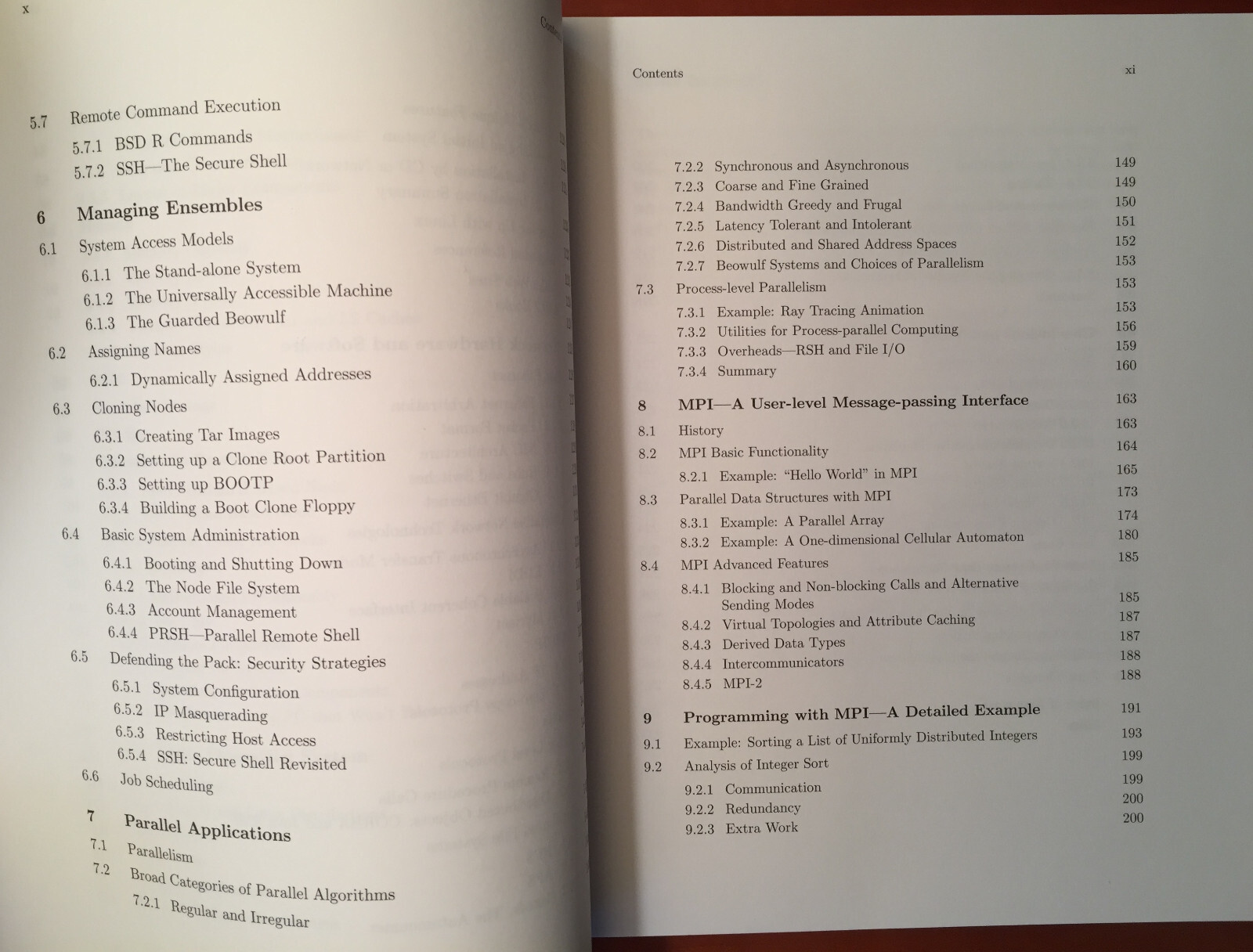 Book = How to Build a Beowulf = Implementation & Application of PC Clusters =
