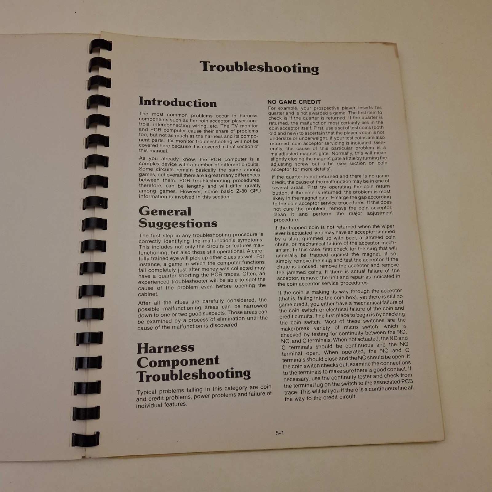 Ms. Pac-Man Pacman 1982 Arcade Operating Manual Midway Game Machine Schematics