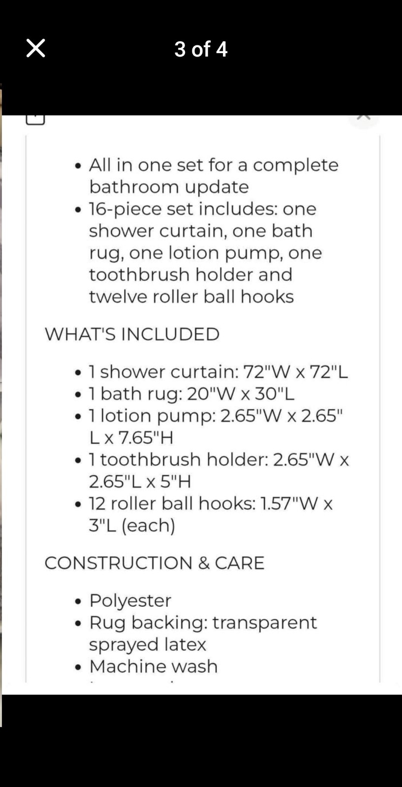 NEW ~ MADISON PARK ESSENTIALS 16 Piece Bath Set Gray Boxed