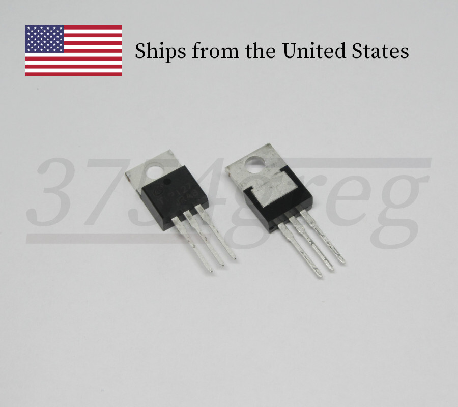 4pcs TIP127 PNP Darlington Power Transistor - CJ/JCET/JSCJ