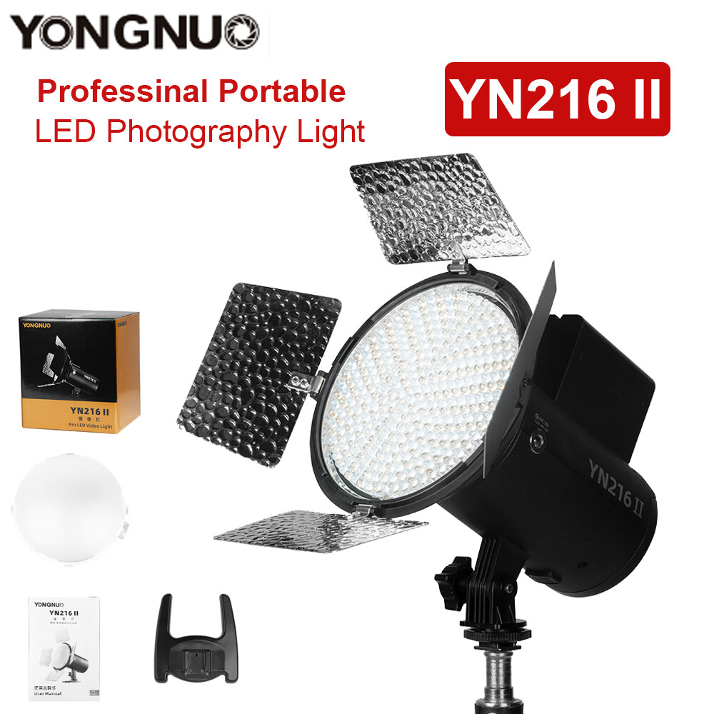 YONGNUO YN216 II 24W LED Video Light 2700K-8000K Studio Photo Lamp APP Control