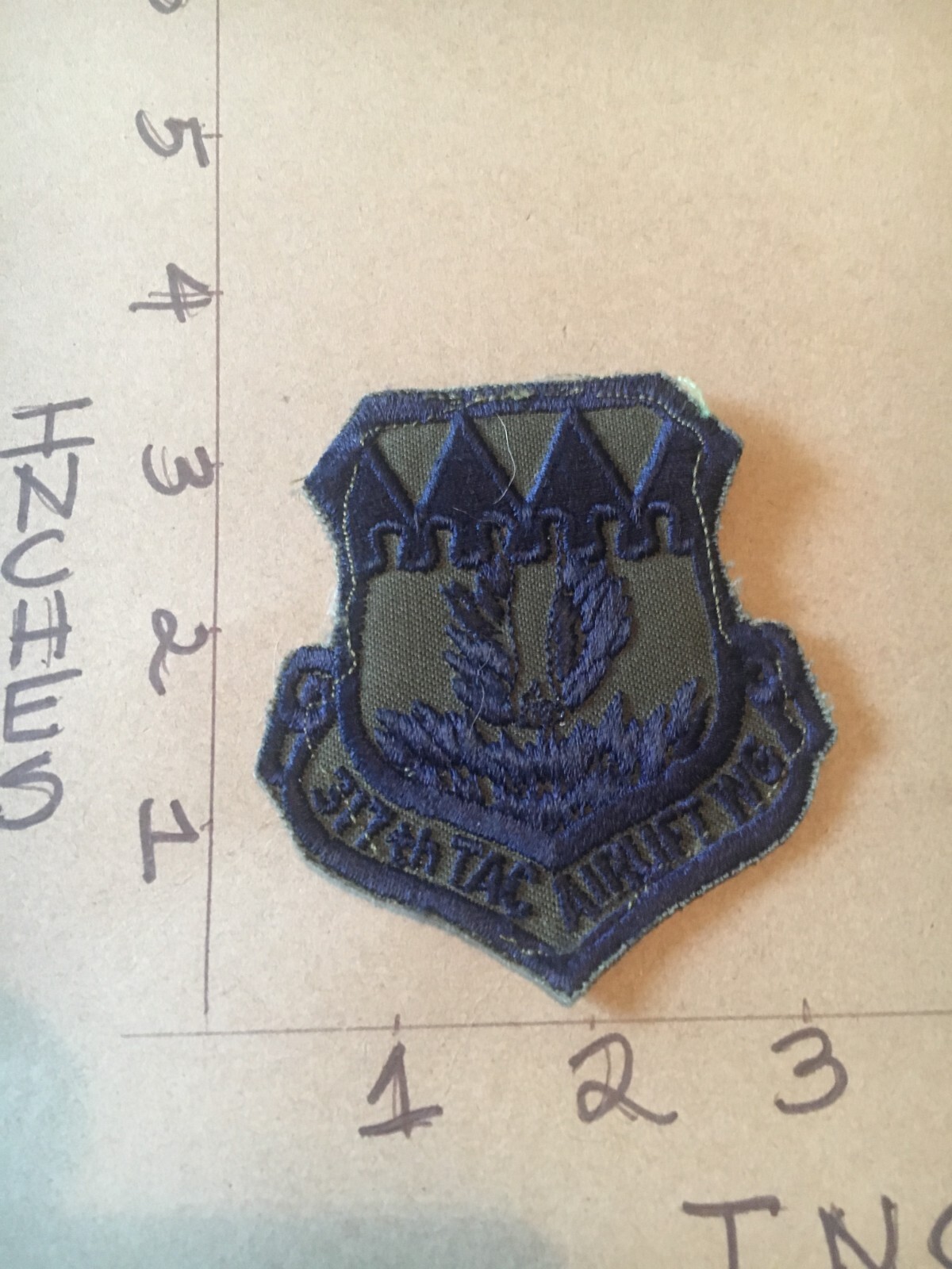 USAF 317th Tactical Airlift Wing Squadron subdued patch 5/28/25