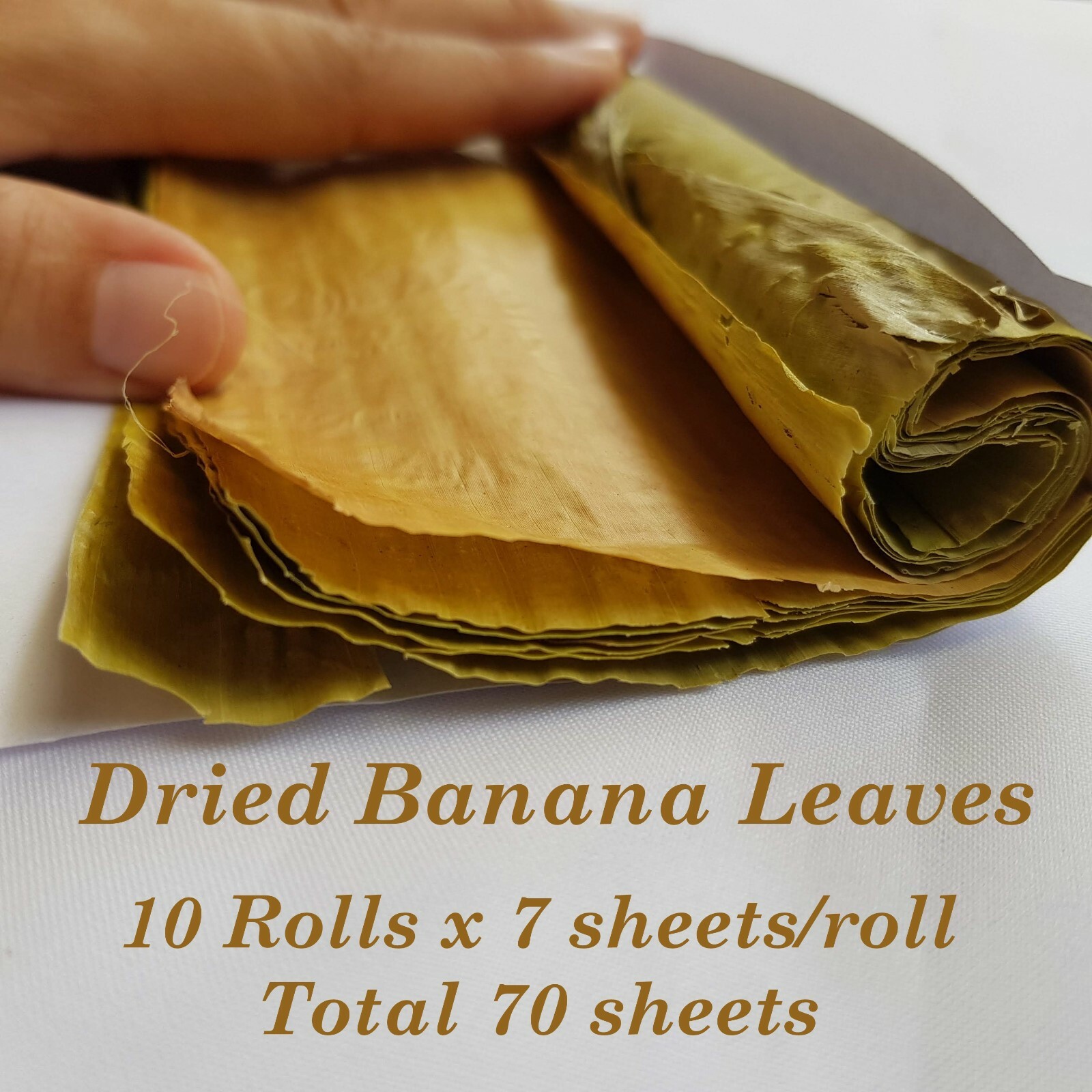 70x Dry Banana Leaves Thai Vintage Natural Roll Cigarette Paper Rolling Tobacco