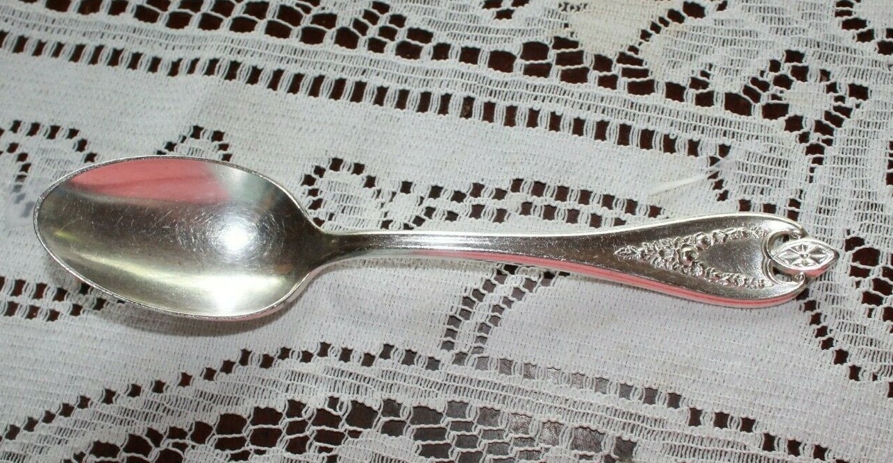 1847 Rogers Old Colony SILVERPLATE Teaspoon 6 Inches