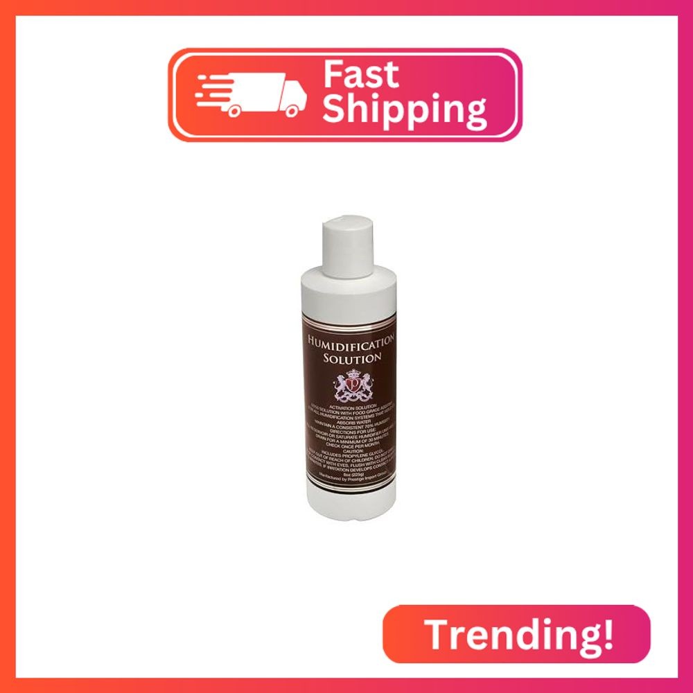Humidor Solution 8 oz - Humidifier Liquid - Premium Humidifier Solution Formula