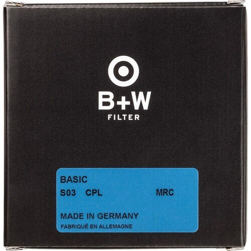 B+W 43mm MRC Basic Circular Polarizing Filter 66-1100739