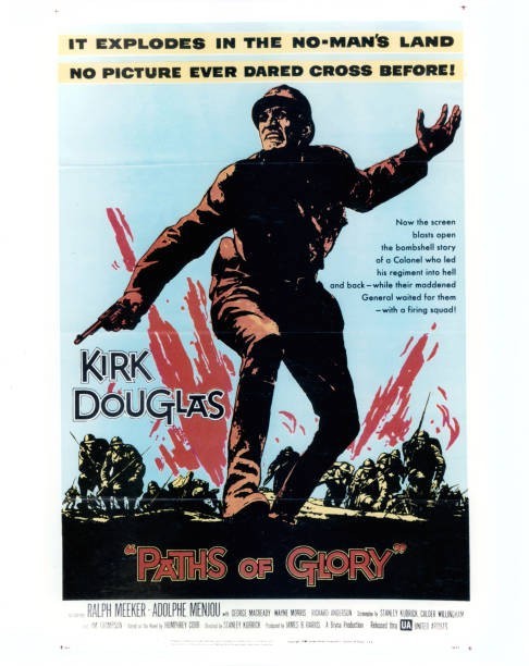 Historic Paths Of Glory 1957 Movie Advertising Postcard