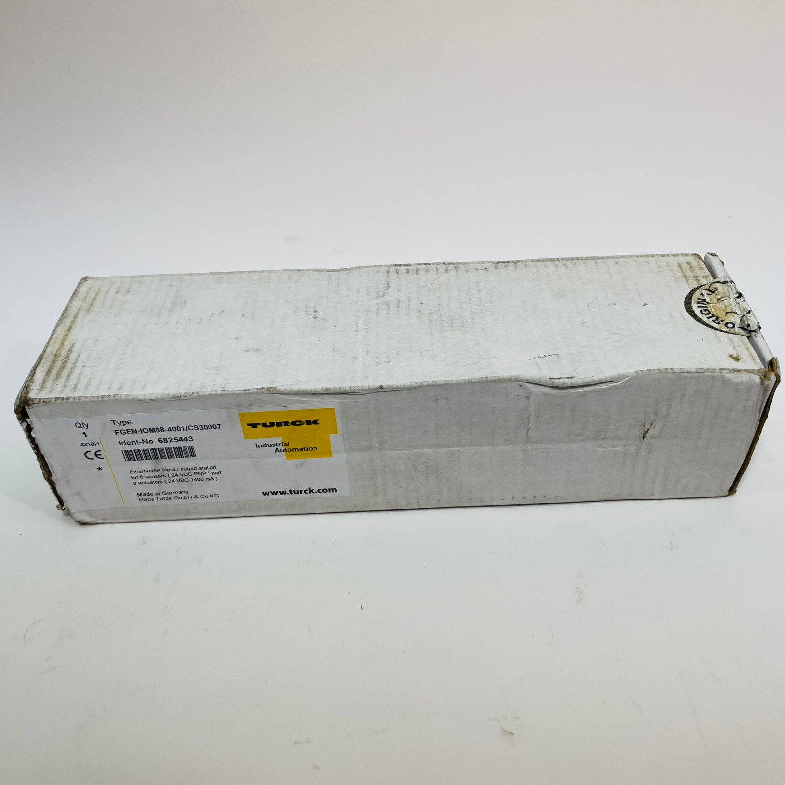 New Turck FGEN-IOM88-4001/CS30007 Ethernet Input Output 6825443