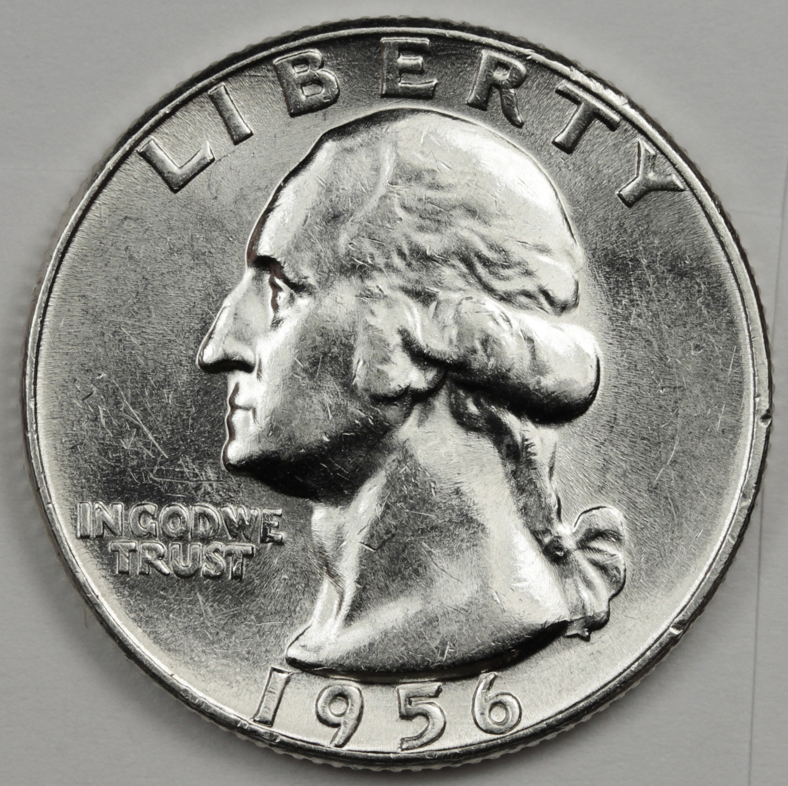 1956-p Washington Quarter.  Nice B.U.  (Inventory D)