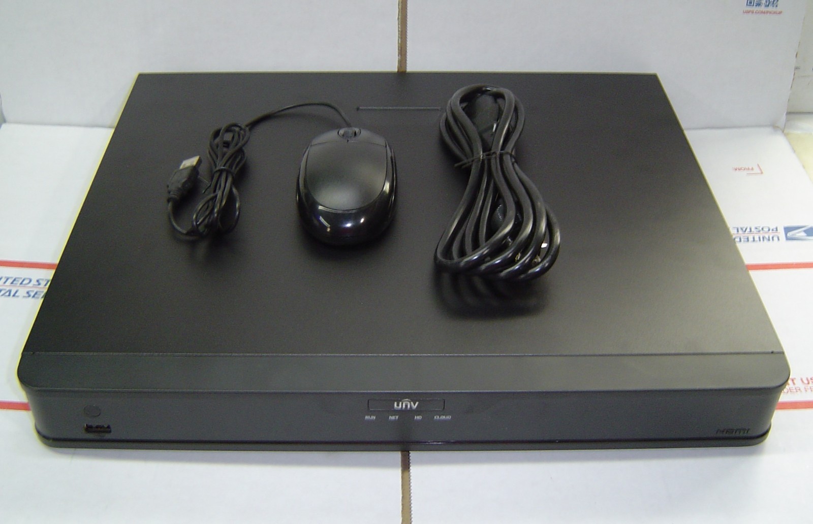Uniview NVR302-16S2-P16 16-Channel 8MP NVR with Power cable and mouse (No HDD)
