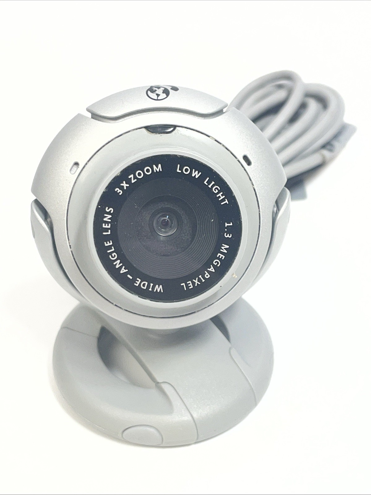 Vintage Microsoft LifeCam VX-6000 3x Zoom 1.3 MegaPixel  Wide-Angel Lens Webcam