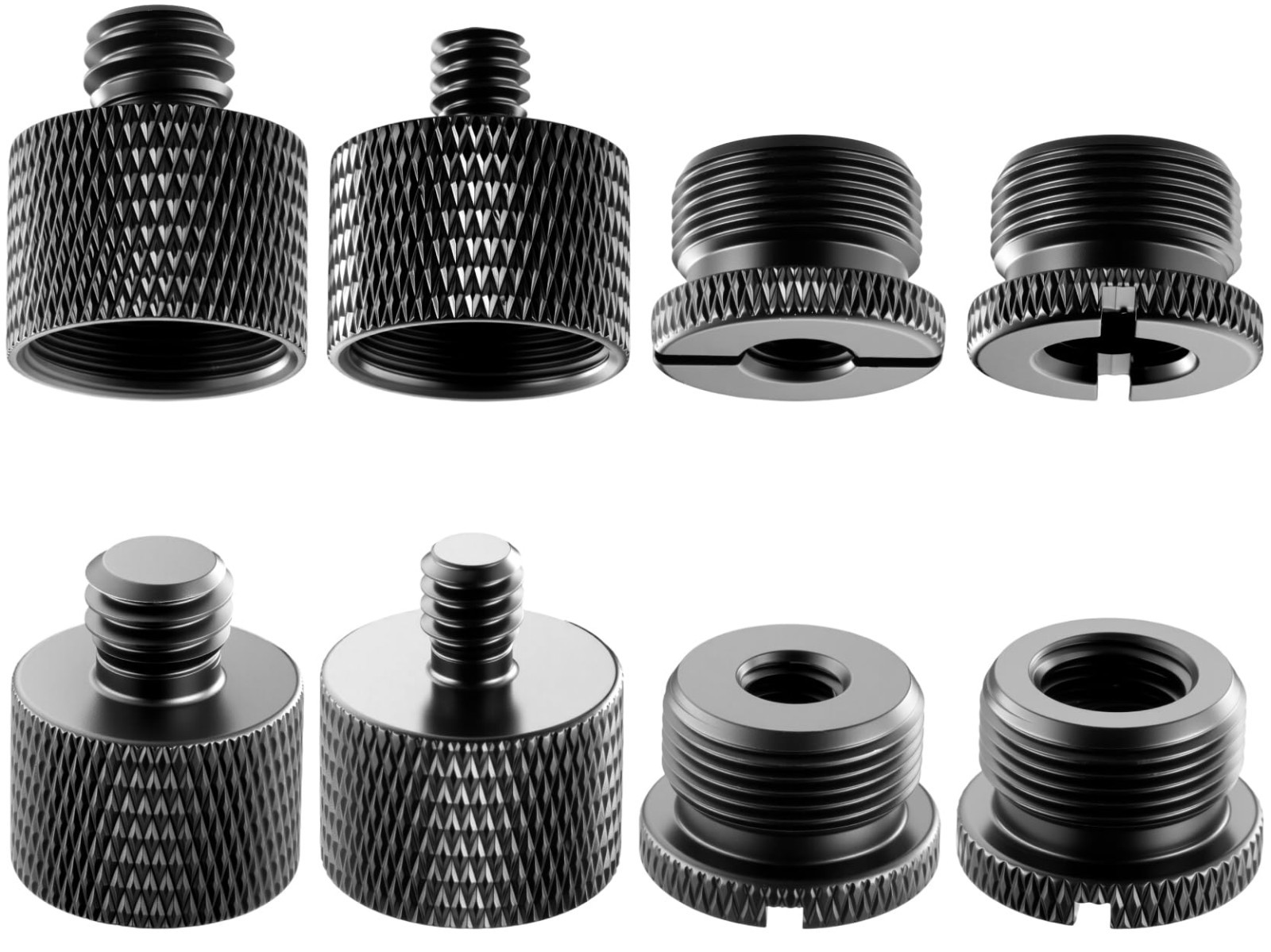 8 Pack Mic Stand Adapter 5/8 Female to 3/8 Male and 3/8 Female to 5/8 Male, 5...
