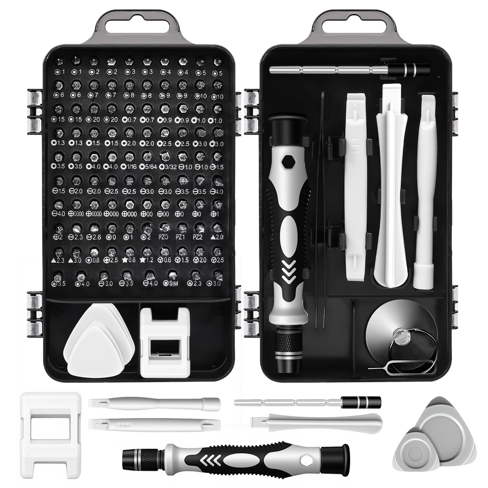 115-in-1 Precision Screwdriver Set, Micro Magnetic Repair Tool Kits,Mini Grey