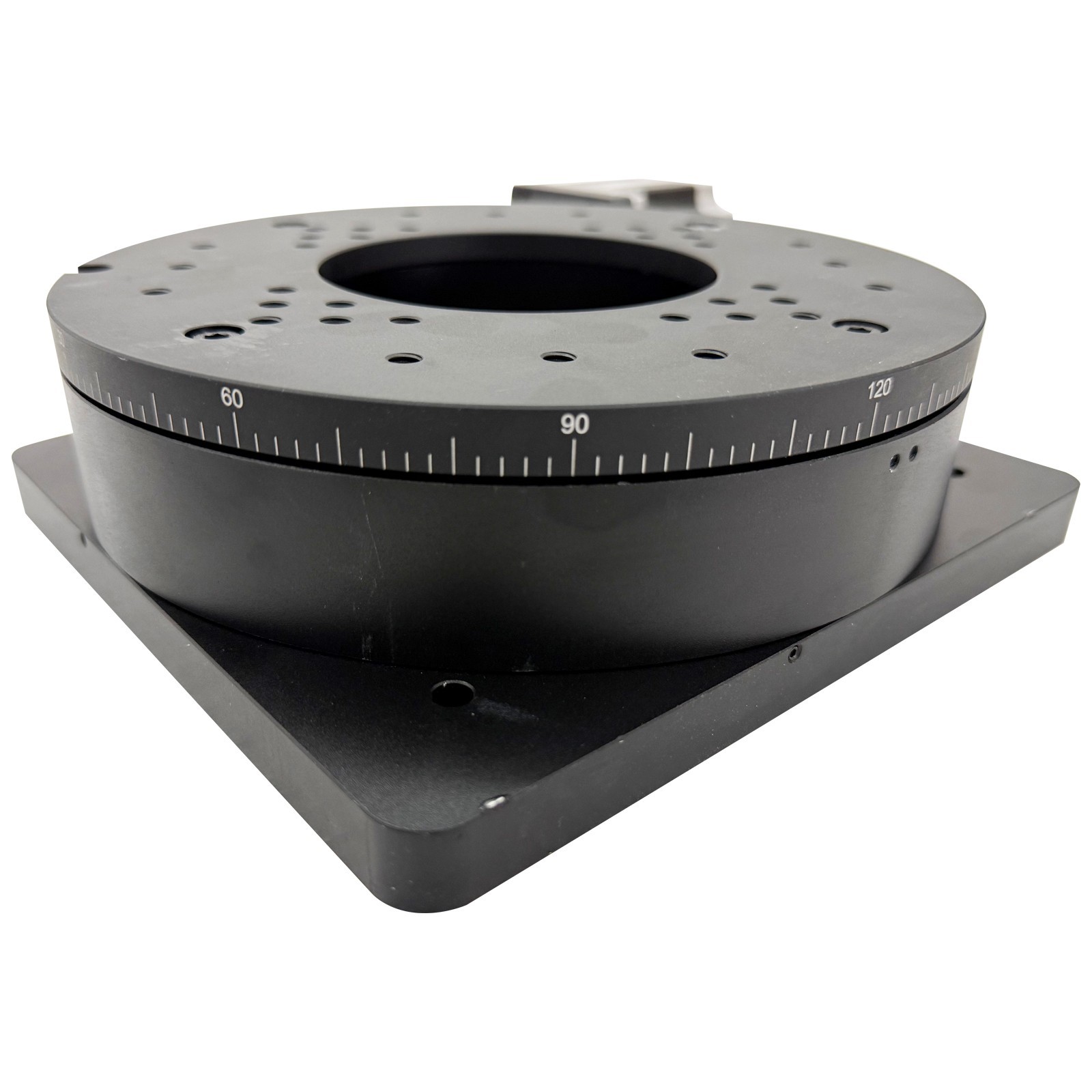 Two-Phase Stepper Driver Motorized Precision Rotary Table Worm Gear Drive