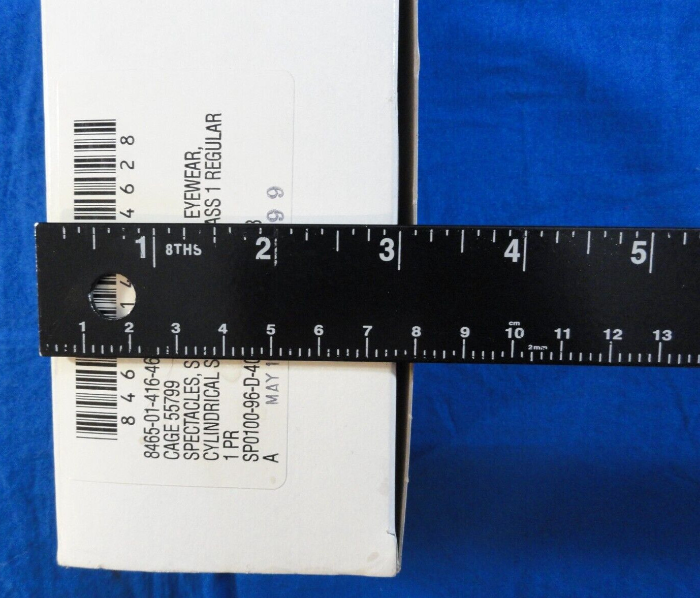 SPECS SPECIAL PROTECTIVE EYEWEAR CYLINDRICAL SYSTEM CLASS 1 SPENTACLES GLASSES