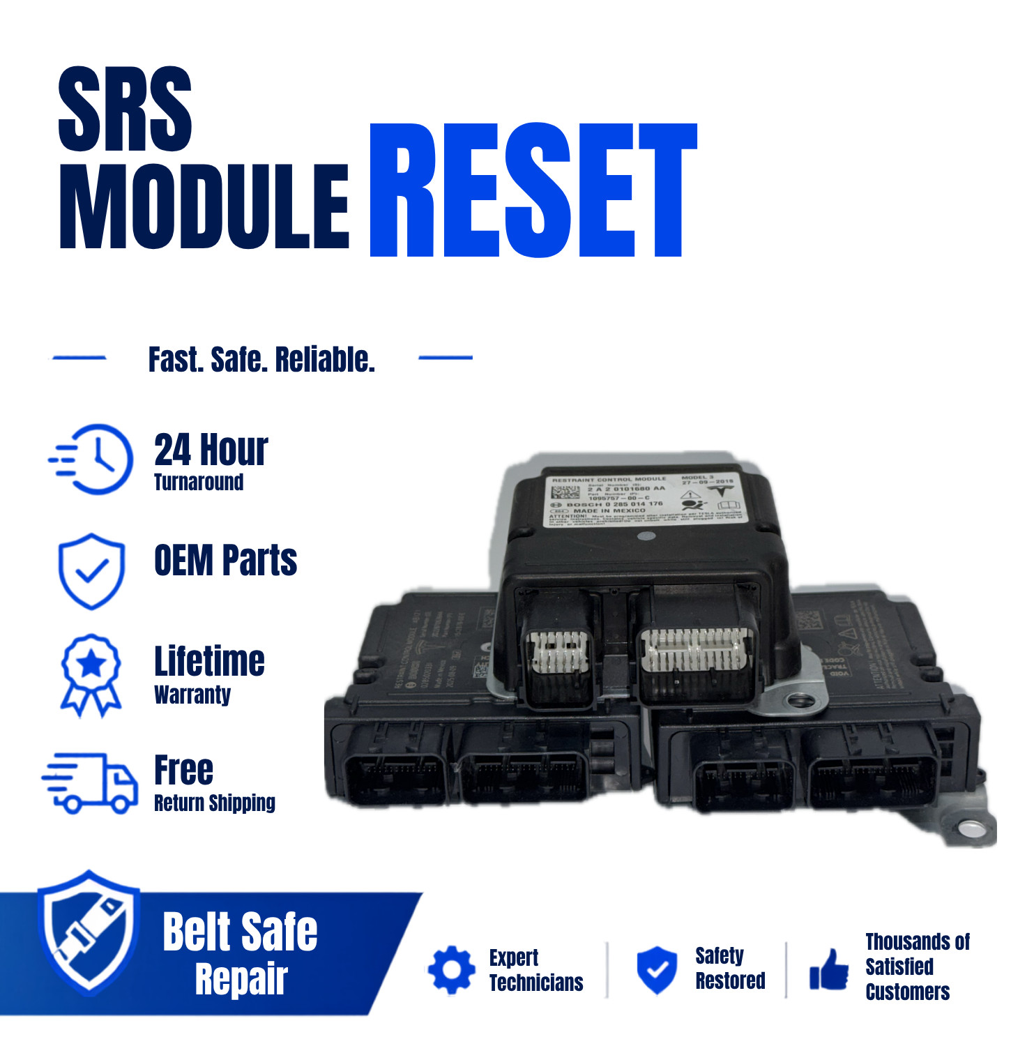 Mercedes-Benz GLE SRS Module Crash Data Reset Service