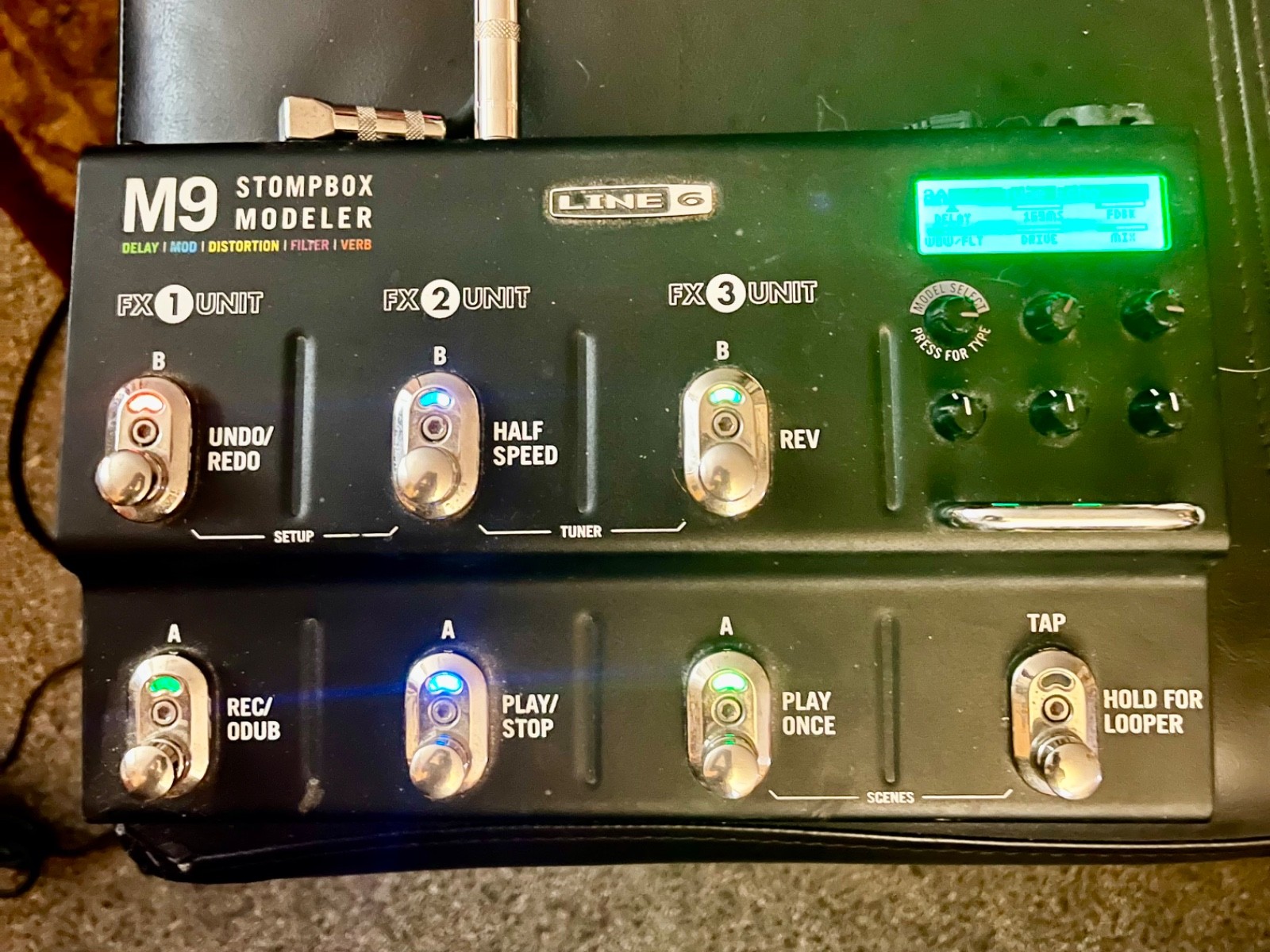 Line 6 M9 Stompbox Modeler (Parameters won’t adjust)