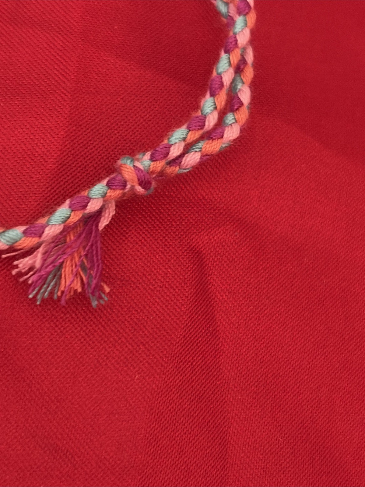 NEW BOHO BRAID THREAD FRIENDSHIP BRACELET KNOT AQUA PINK MAROON PEACH NIP ADJUST