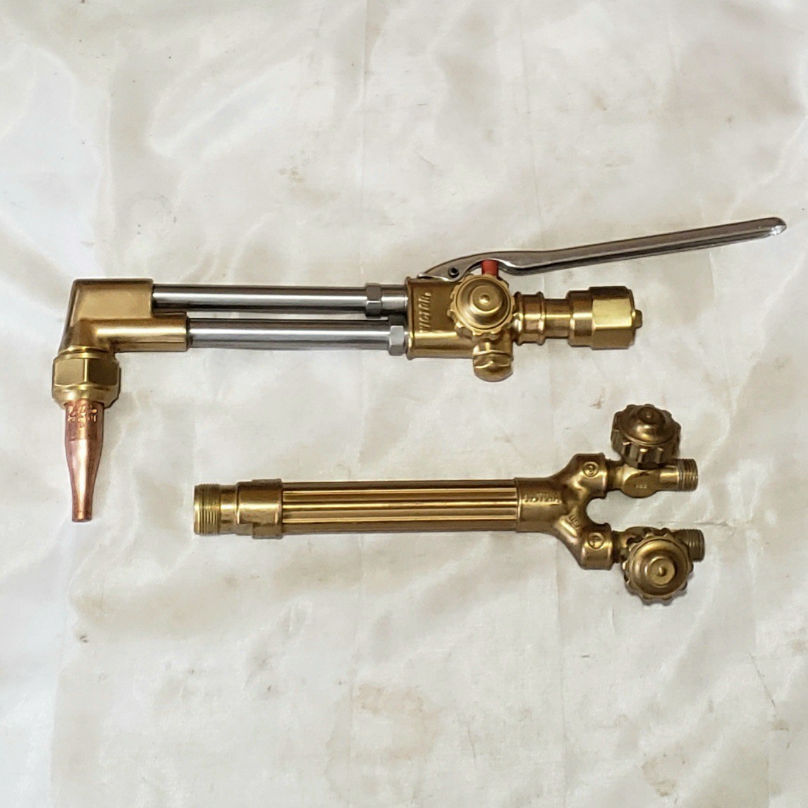 Victor Cutting Welding Torch Set CA2460 Attachment 315C Handle 2-1-101 Tip USA