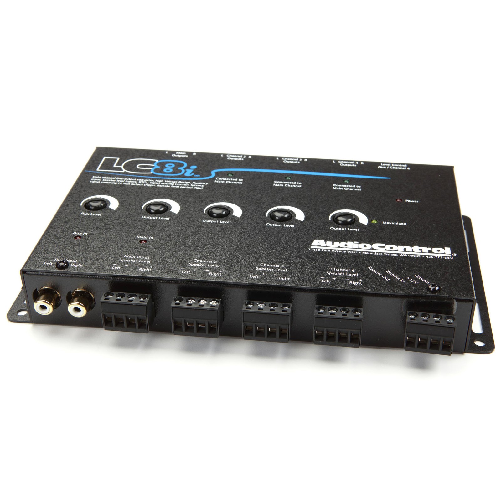 AudioControl LC8i 8 Channel Line Out Converter with Auxiliary Input