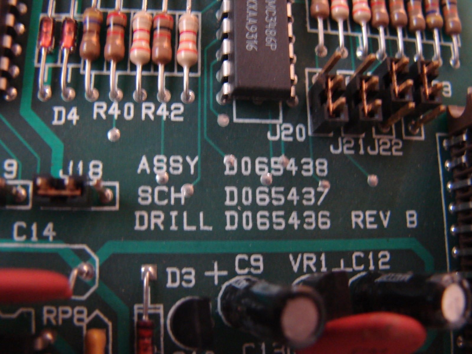 Drill DRD065436 Rev B Assy D065438 Board