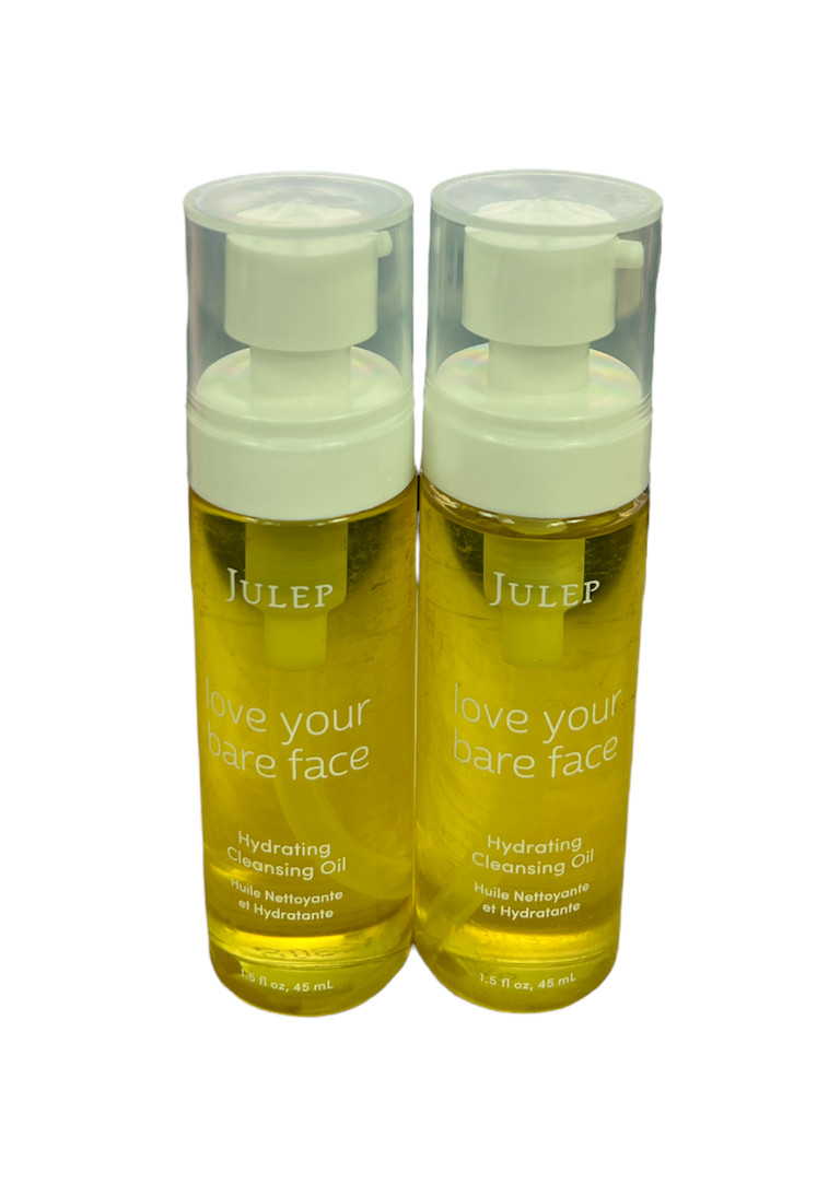 Julep Love Your Bare Face Hydrating Cleansing Oil (1.5oz / 45mL) NEW; Lot Of 2