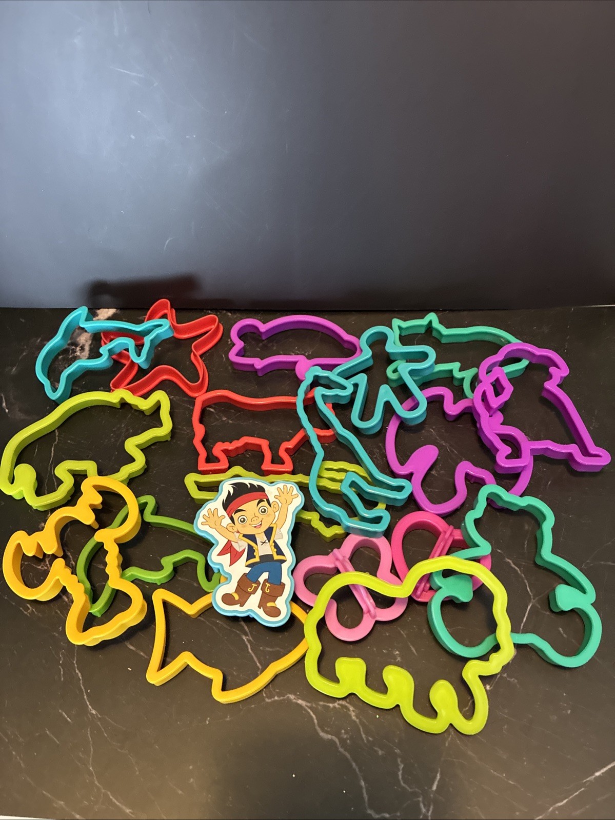 Play Doh Animal Shape Cutters Lot Kids Molds Zoo Safari Shapes Set