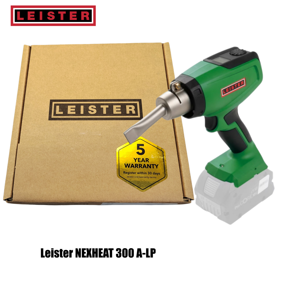 Leister NEXHEAT 300 A-LP Cordless Heat Welder Wireless Heat Gun Hot-air Blower