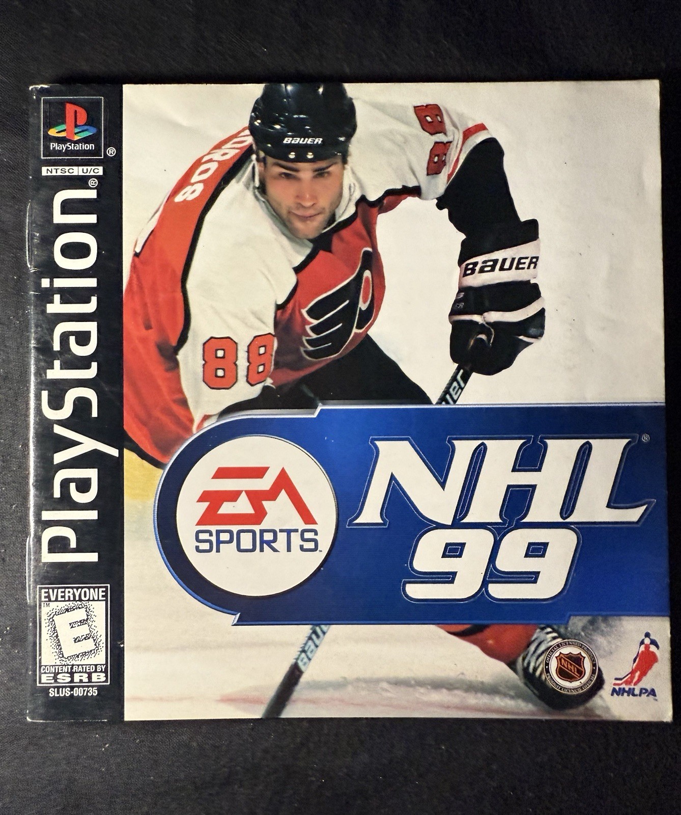 NHL 99 1999 Hockey Eric Lindros Cover (Playstation 1, PS1) Manual Only (No Game)