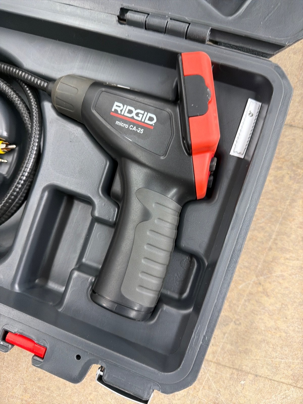 RIDGID CA-25 Handheld Camera w/ 2.7 in. Color Display, 4 ft. Waterproof Cable