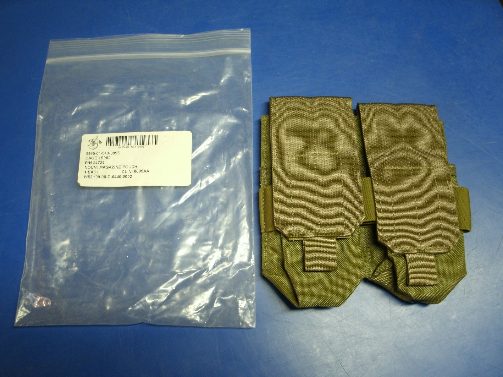 Eagle Industries Double Rifle Mag Pouch Khaki NSN MARKED