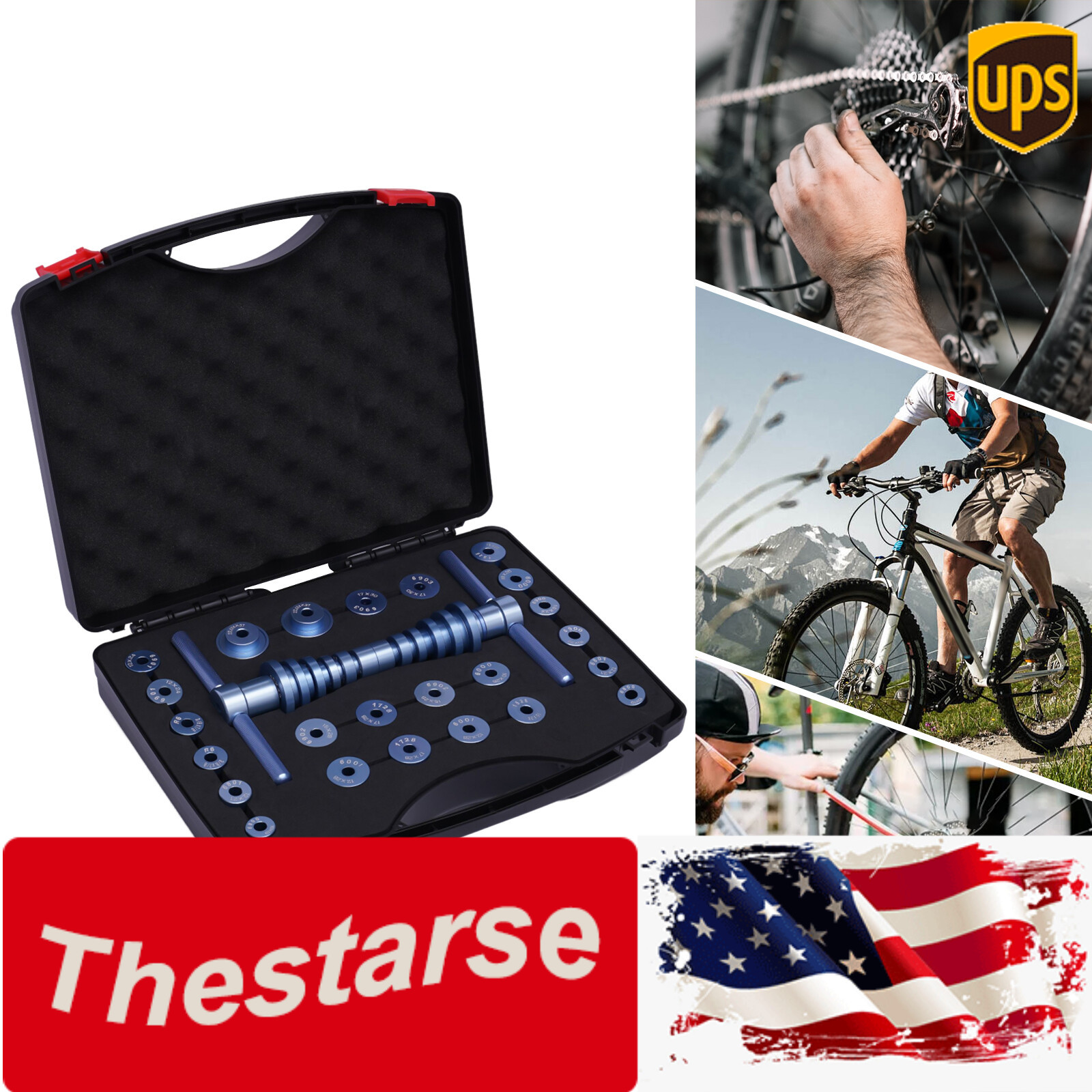 Bottom Bracket Bicycle Hub and BB Axle Installation Tool Kit For Mountain Bike