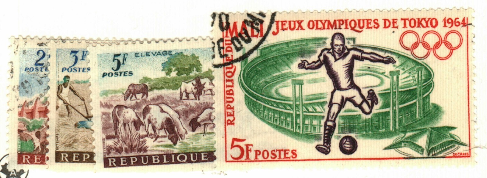 Mali #18-9, 21, 61 used Olympics