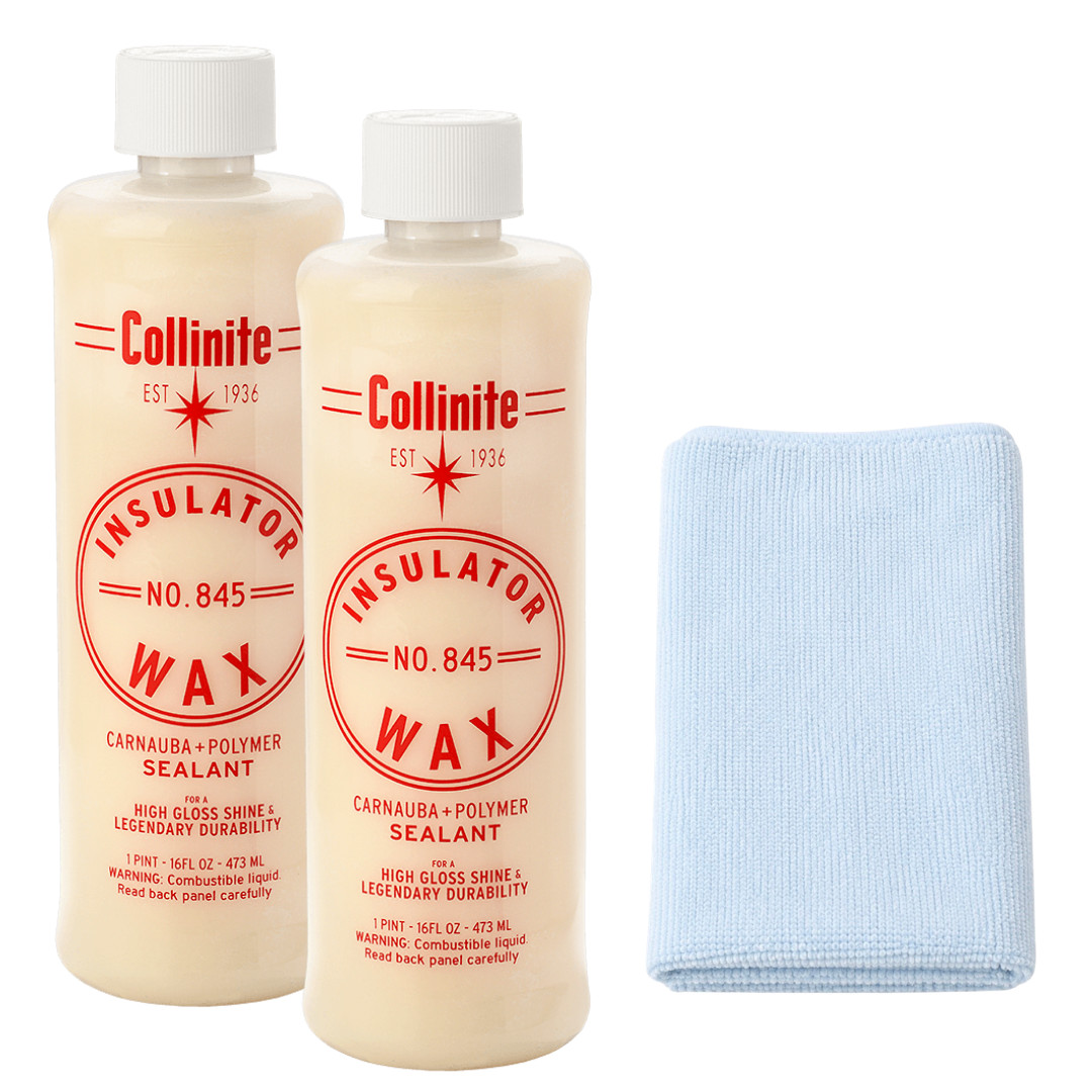 Collinite 845 Insulator Wax 2 Pack 16 Fl Oz with Microfiber Towel