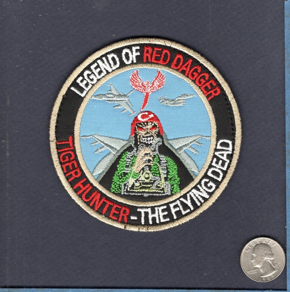 132 FILO Red Daggers Tiger Hunters TURAF TURKISH Air Force Turkey Patch +V