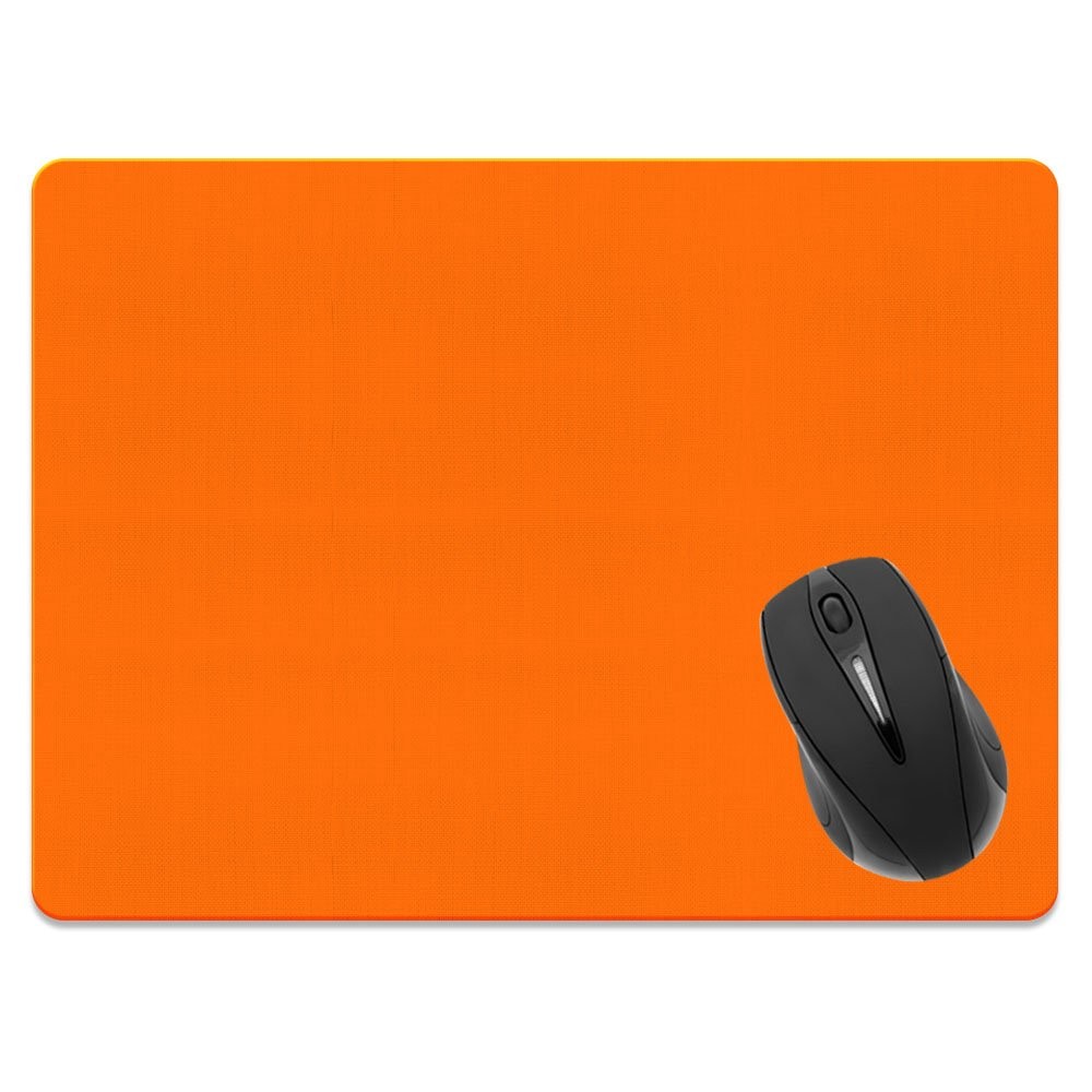 Extra Large (X-Large) Size Non-Slip Rectangle Mousepad, X-Large, Orange