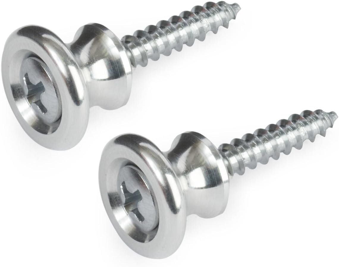 Golden Age Strap Buttons Compatible Replacement for Gibson, Polished...