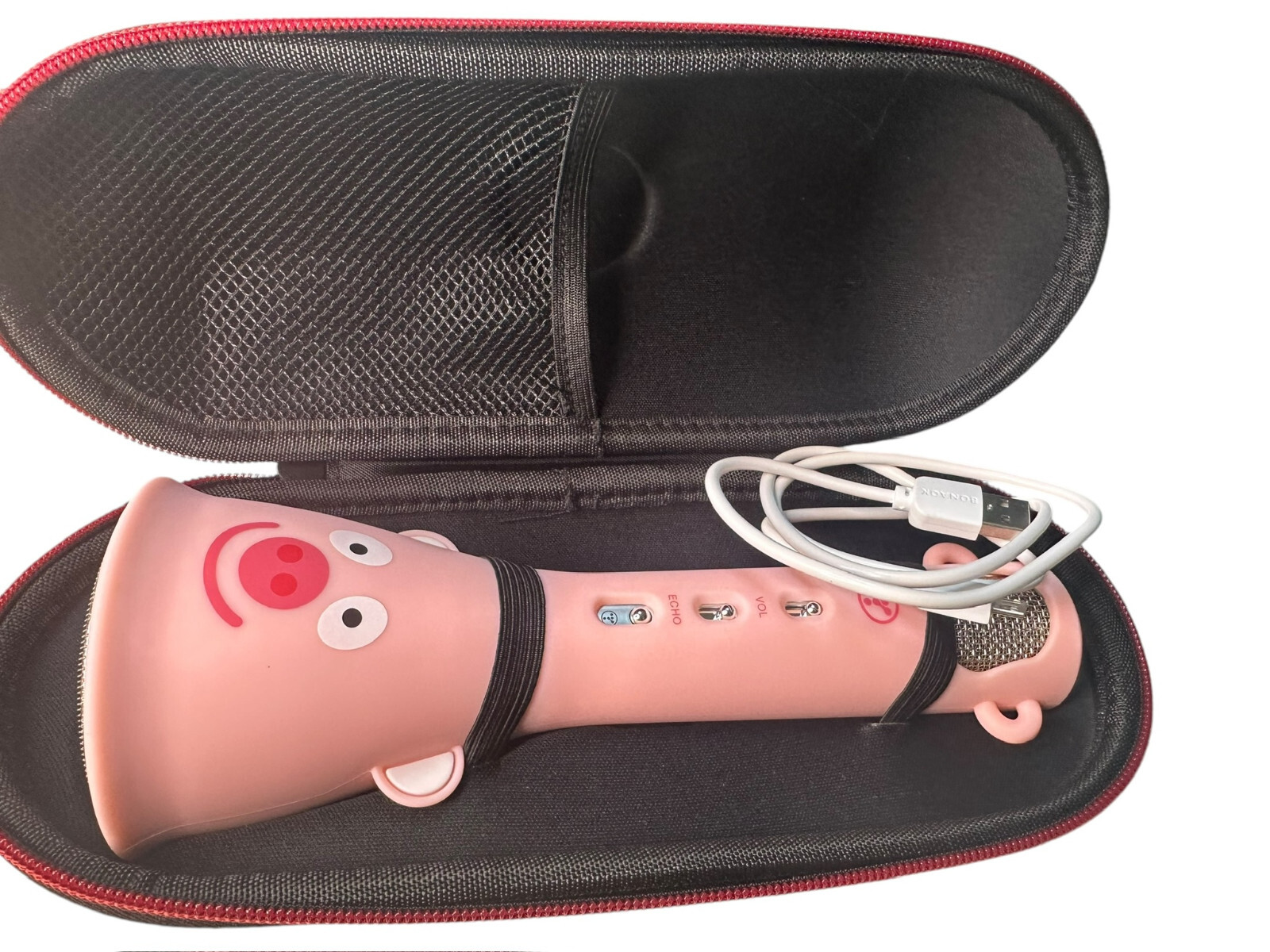 TOSING X3 Wireless Karaoke Professional Microphone Set Pink Pig
