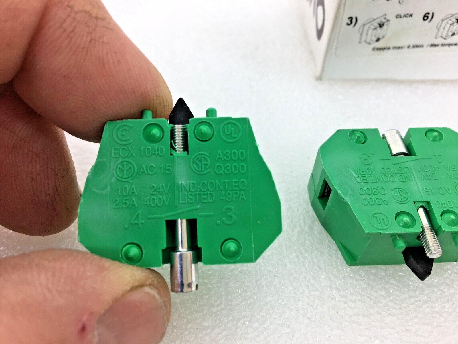 AUTOMATION DIRECT ECX 1040 (3 ea.) & ECX-1030 (2 ea.) BLOCKS