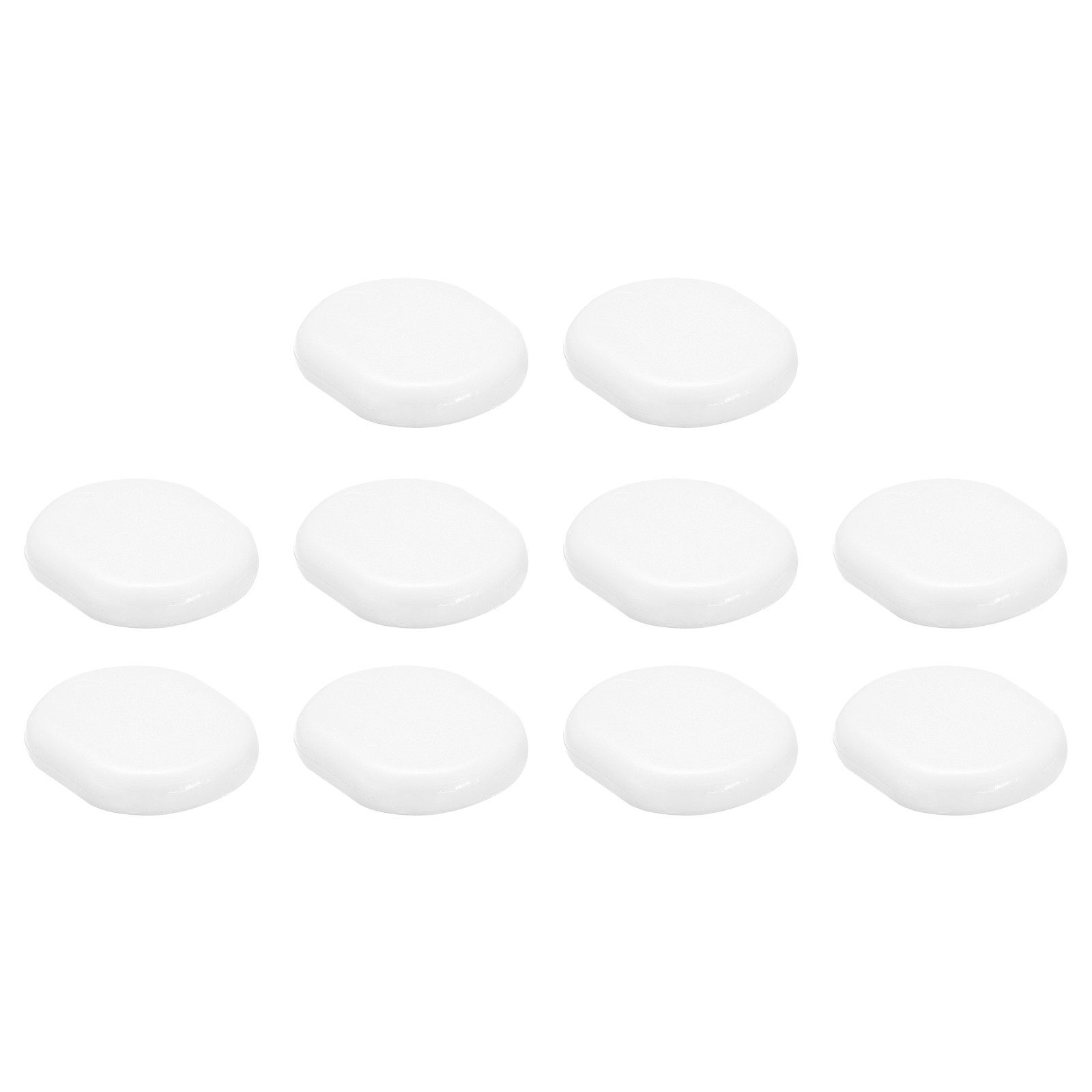 24pcs, Earring Pads Silicone Clip-on Earring Backs Comfort Clip-On White 10x9mm