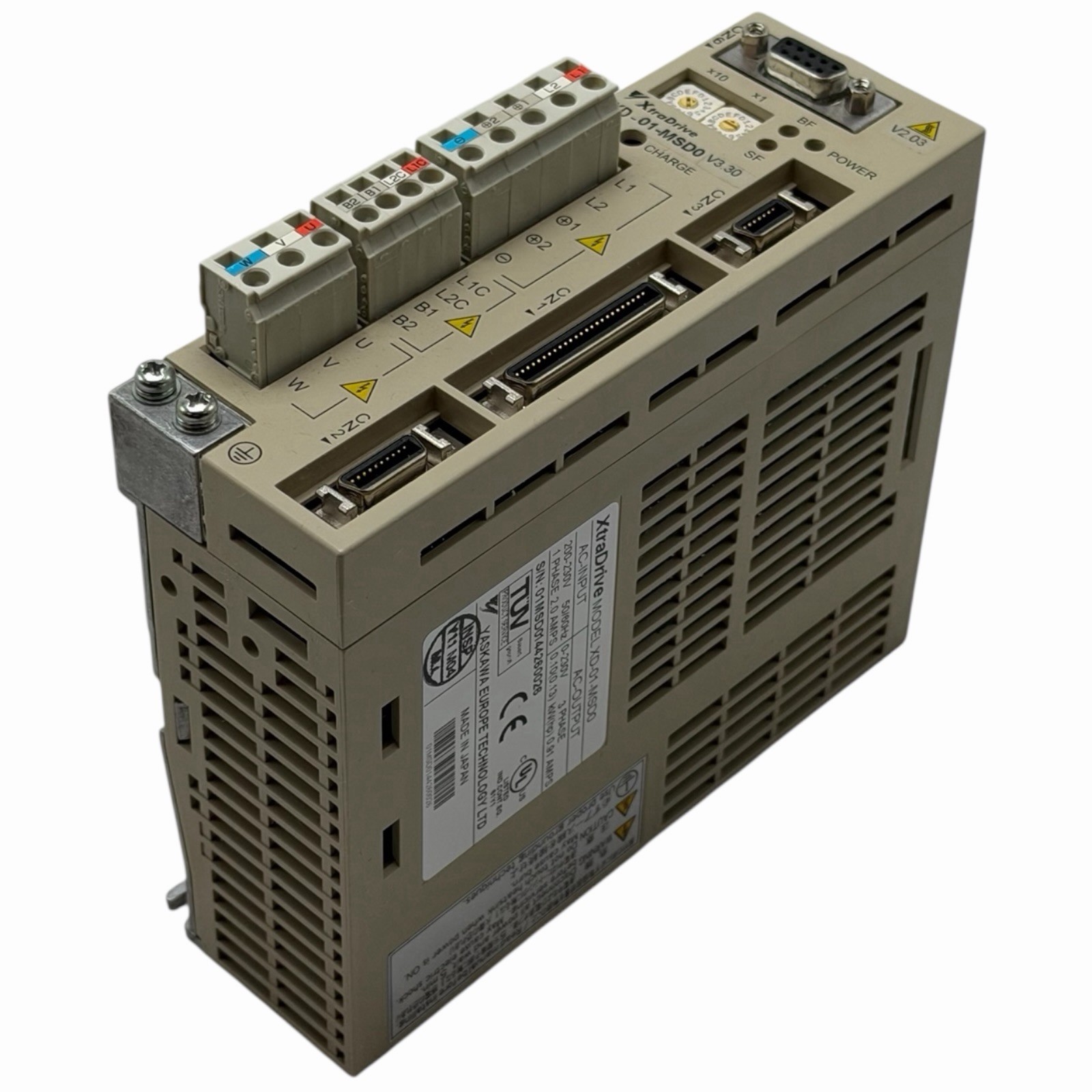 Yaskawa XtraDrive XD-01-MSD0 Servo Amplifier