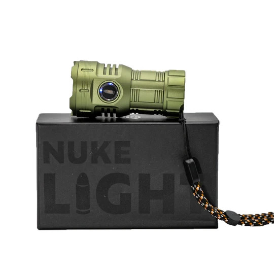 Nuke Light Green BRAND NEW IN BOX Lone Survivalist 2 in. Super Bright Flashlight