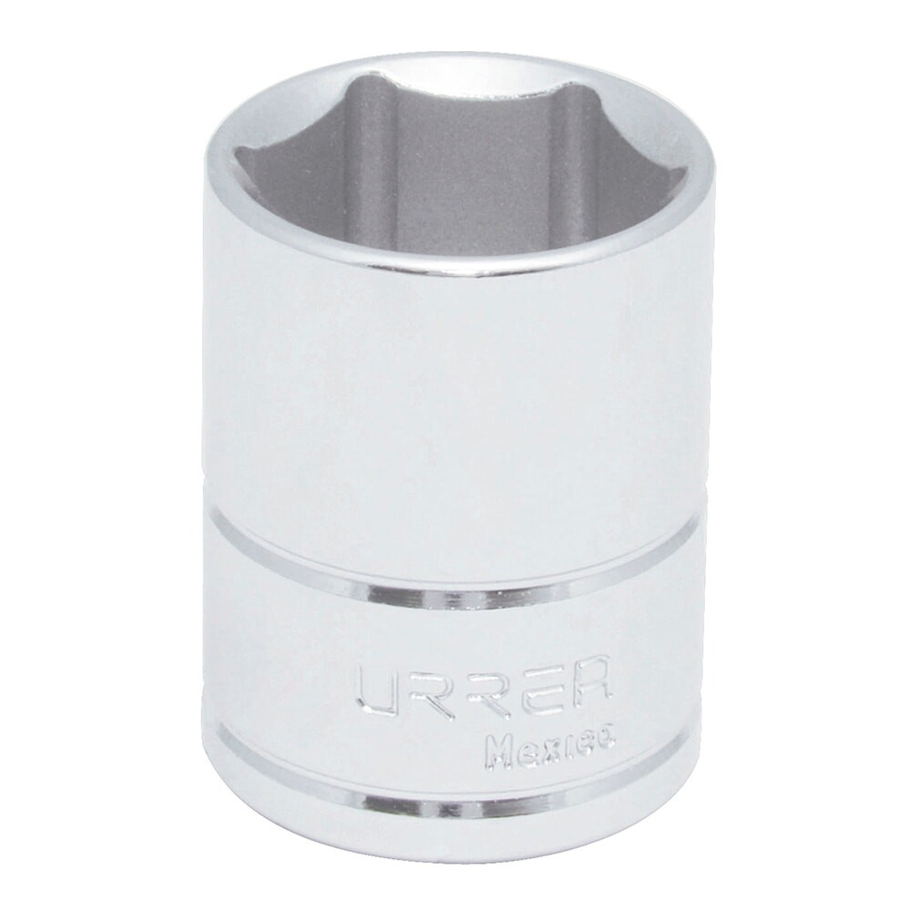 URREA 5419H 1/2" Drive Chrome Standard Socket 6 Point 19/32"