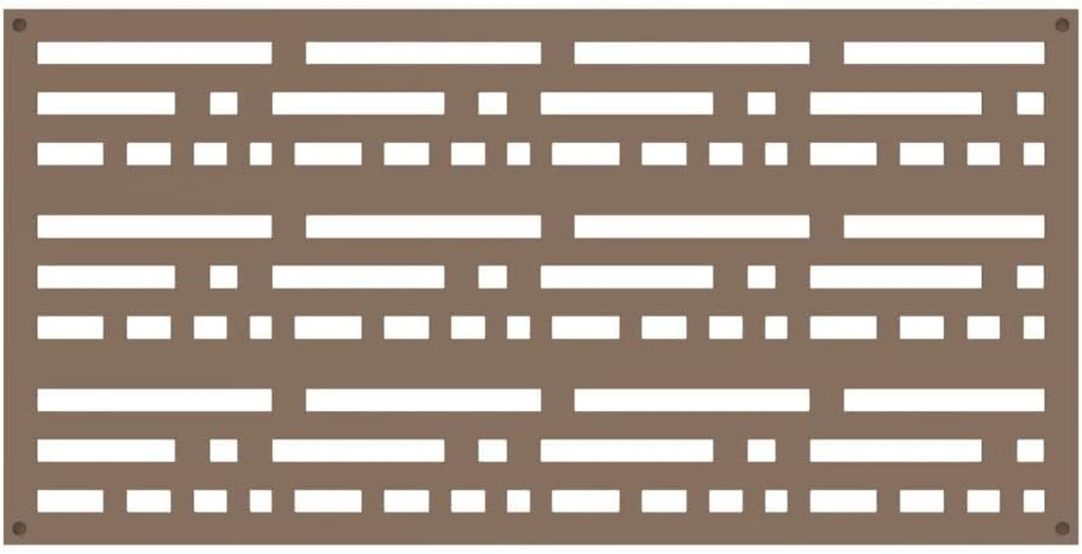 2'X4' Morse Decorative Screen, Saddle