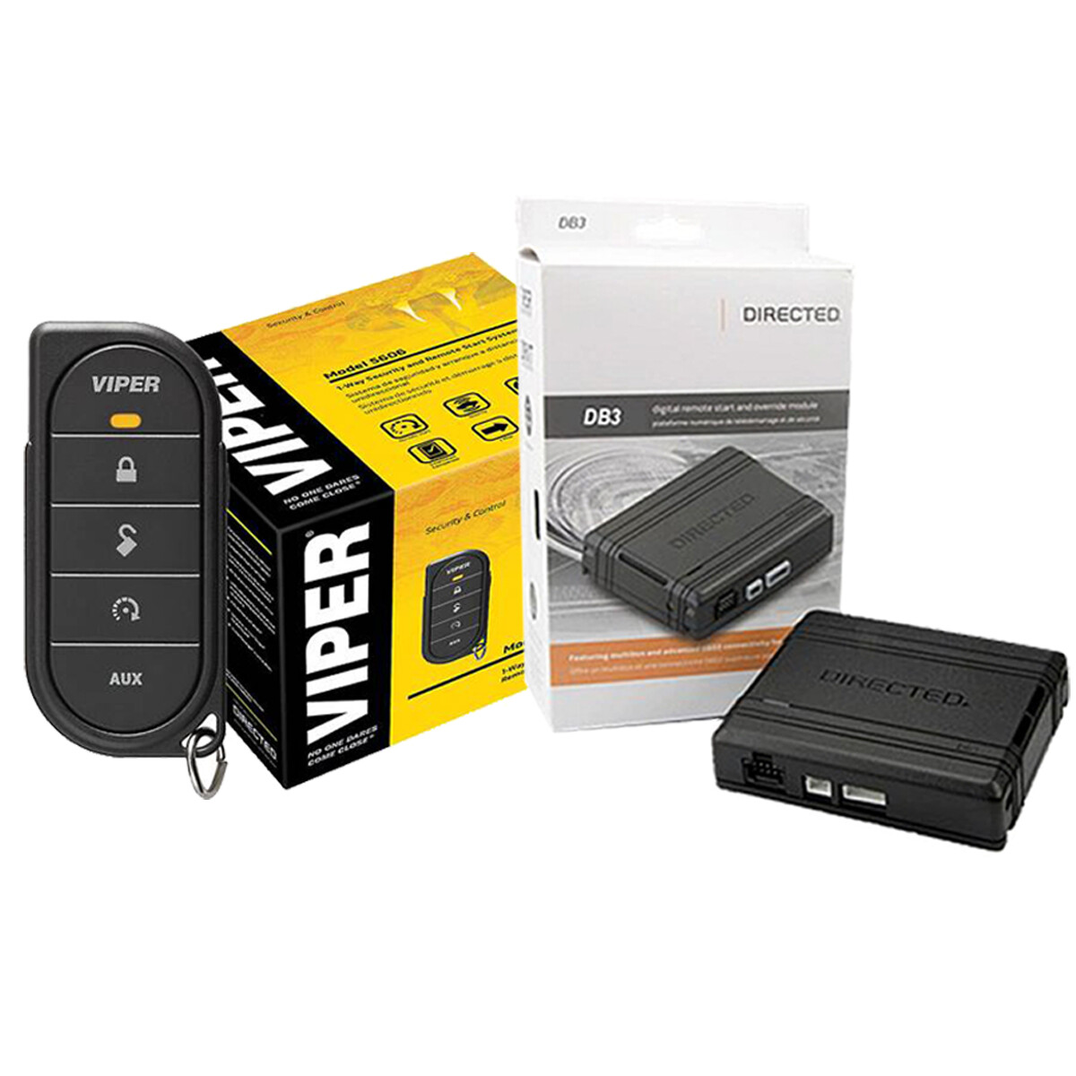 Viper 5606V 1-way Car Security + Remote Start System + DB3 Bypass Bundle
