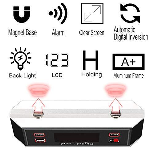 Digital Level Angle Finder Waterproof Ip65 Protractor Angle Gauge Inclinometer W